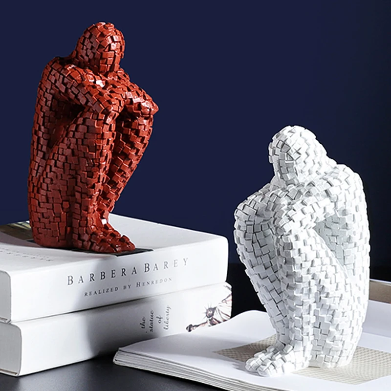 Творческие мозаичные персонажи абстрактная скульптура украшения