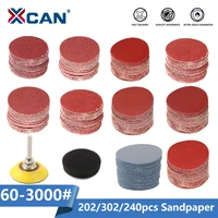 xcan 2 inch sanding disc 202240302pcs 60 3000 grit with stiky disk and cushion sander disc sandpaper
