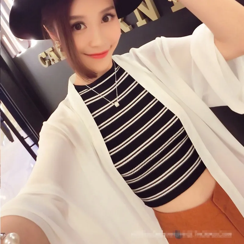 Женская блузка-кимоно в стиле Харадзюку новинка весны 2020 женский кардиган