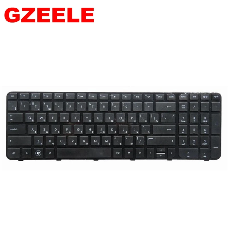 Русская клавиатура для ноутбука HP Pavilion черно белая G6 2000 2100 2200 2211SR 2300|russian laptop