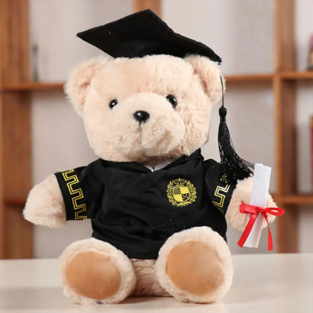 

Милая плюшевая игрушка Dr. Bear для детей, 25 см, мягкая милая плюшевая игрушка, куклы-животные, подарки на выпускной