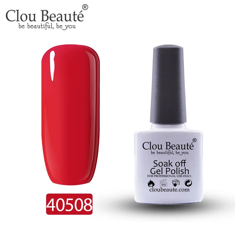 40508 Гель-лак для ногтей Clou Beaute 79 цветов полуперманентный замачивающийся лак для ногтей маникюрный УФ СВЕТОДИОДНЫЙ Цветной Гель-лак 10 мл серия Nude - Цвет: 40508