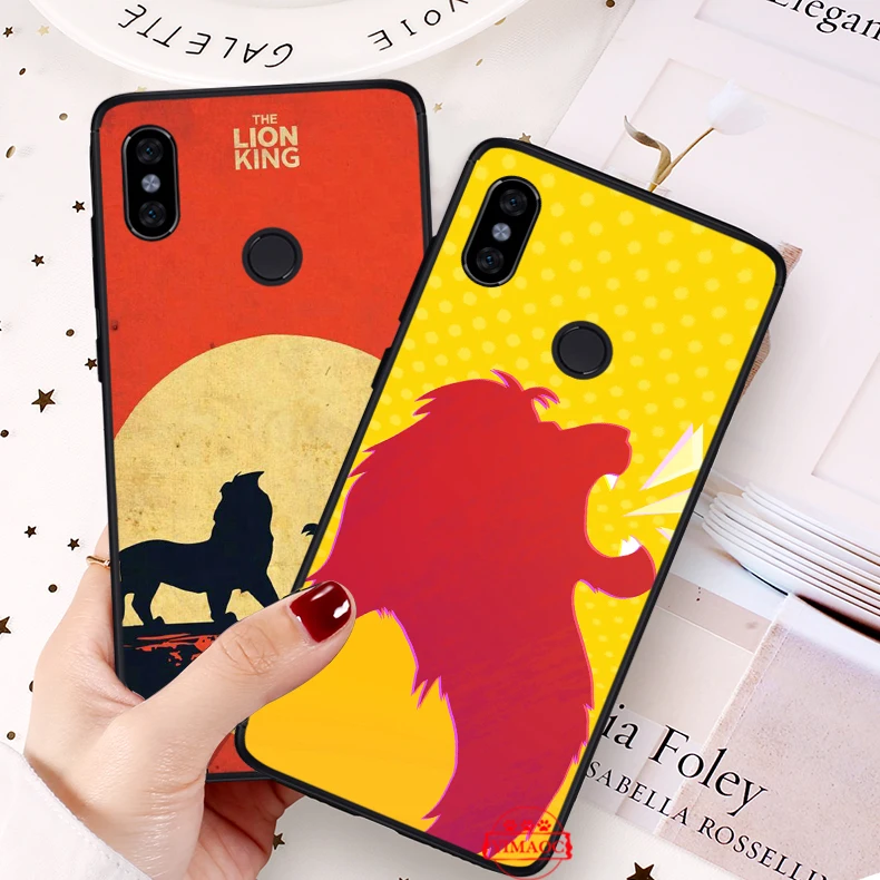 Мягкий силиконовый чехол с изображением Льва короля кота Simba для Redmi 4A 4X5 Plus 5A 6 Pro 6A