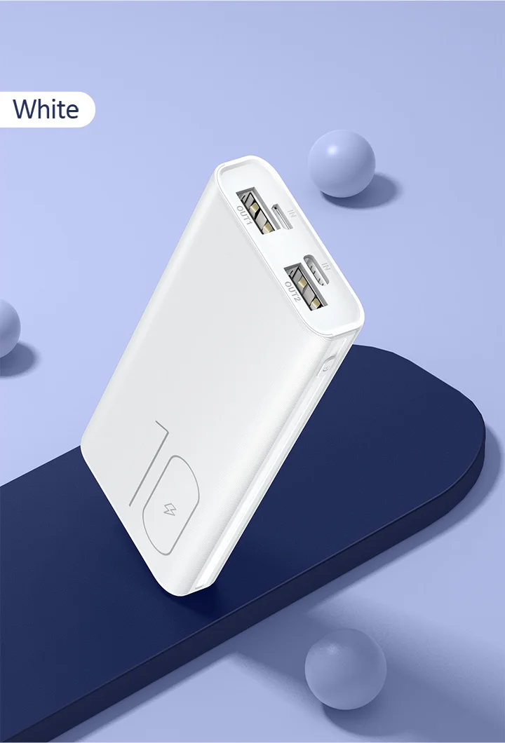 Внешний аккумулятор 10000 мА/ч для iPhone samsung, USAMS, внешний аккумулятор, повербанк, светодиодный дисплей, внешние аккумуляторы, быстрая зарядка, мини-Банк