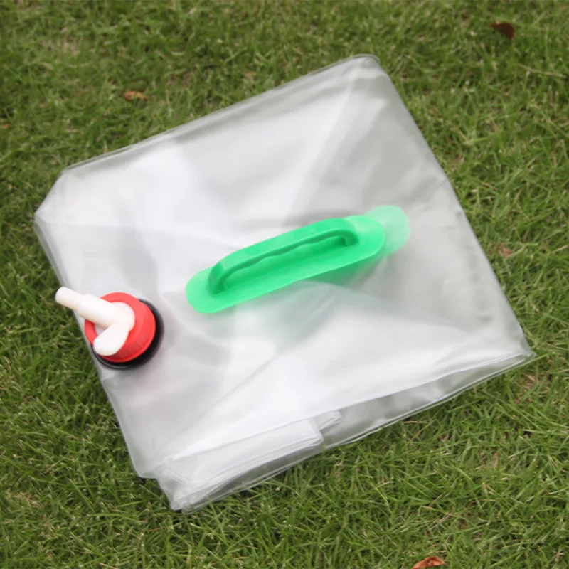 Складной мешок для воды 20 л вместительный портативный контейнер чайник