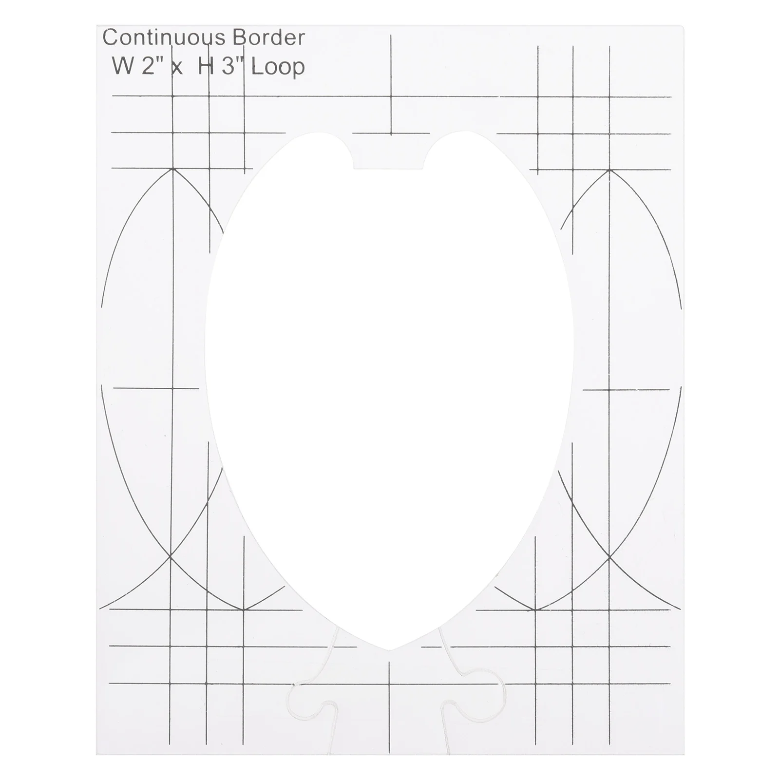 

4Pcs Acrylic Quilting Templates Sewing Machine Template Ruler Set droshipping