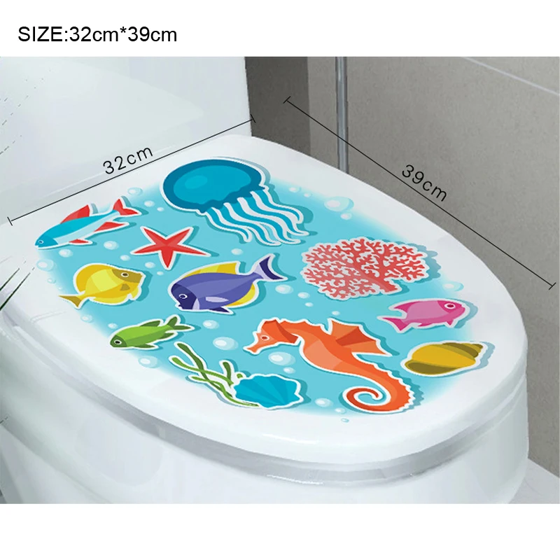 32*39 см наклейка на подставку для унитаза комод домашний Декор ванной 3D Принт