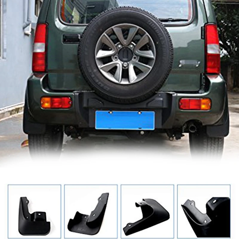 

Car Mud Guards Car Exterior Protect Decoration Splash Flaps Fenders Car Accessories for Suzuki Jimny 2007-2017