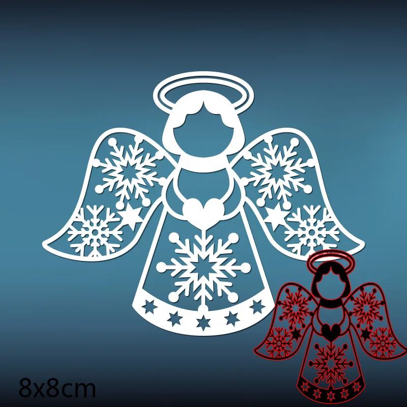 

Hollow Angel Cutting Metal Dies New Stencils DIY Cutting Dies Scrapbooking Paper Cards Craft Making New Craft Decoration