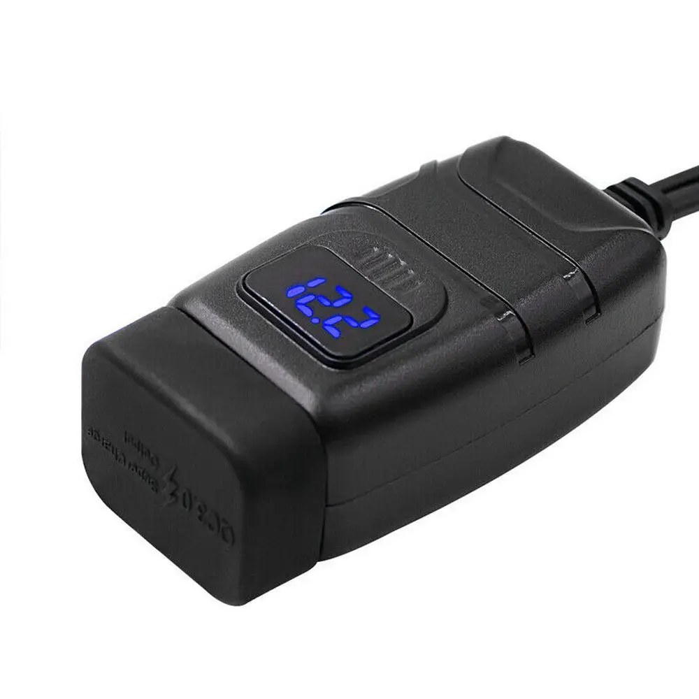 Мотоцикл двойной USB адаптер быстрого отключения штекер с водонепроницаемой