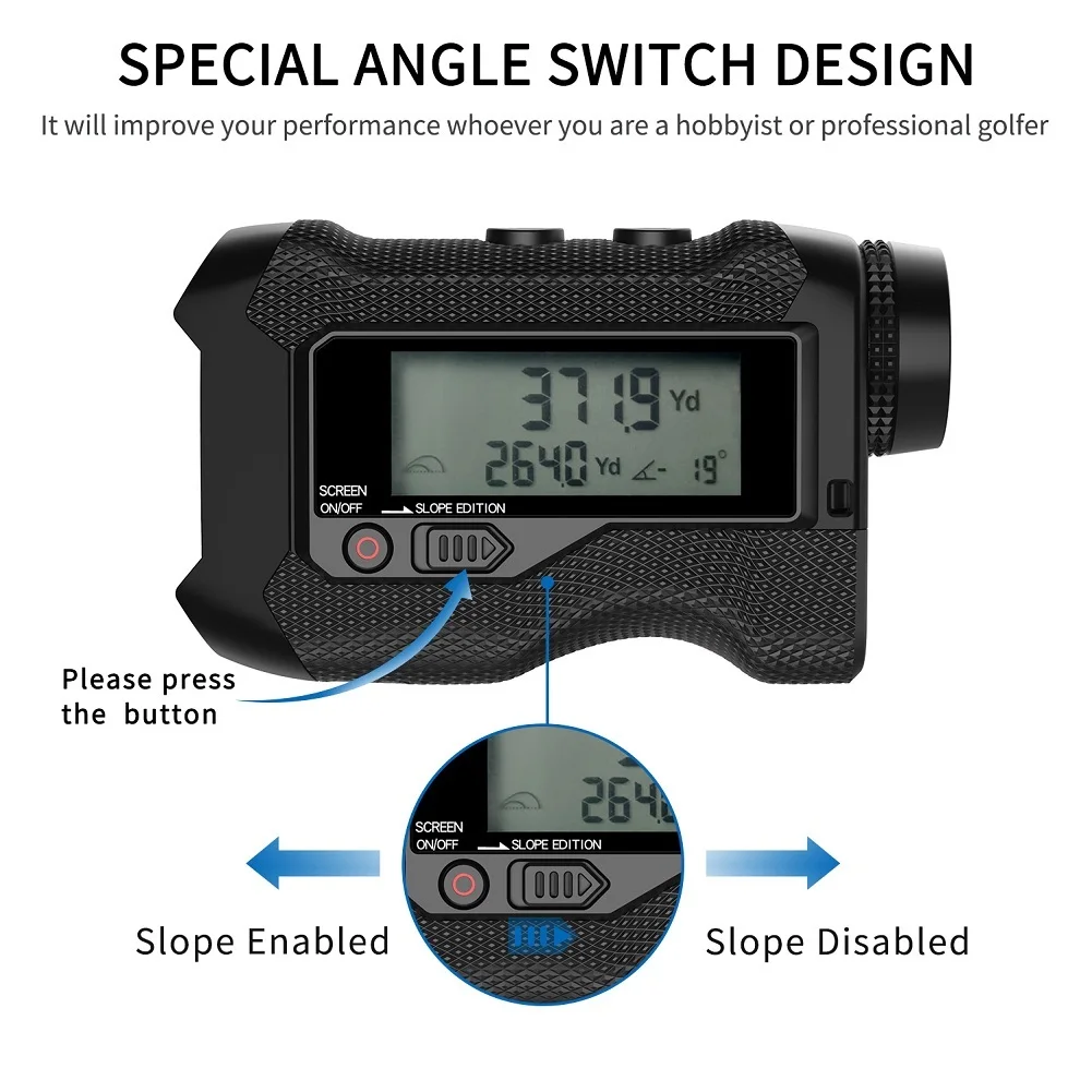 Дальномер Mileseey PF3H лазерный для гольфа спорта дальномер Телескопический охоты |