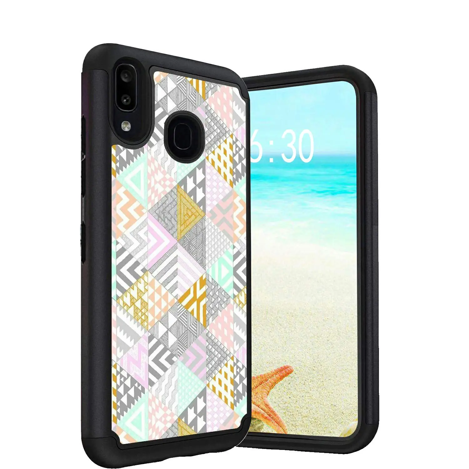 Galaxy A10E чехол A20E двухслойный армированный гибридный жесткий защитный