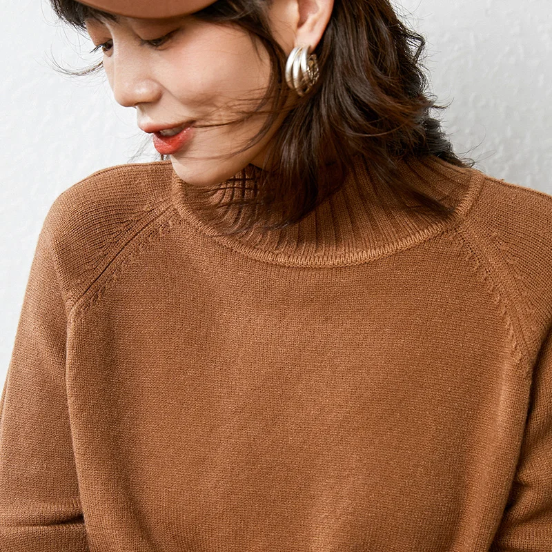 2019 new cashmere sweater women clothes high collar long-sleeved female pure warm pullover | Женская одежда