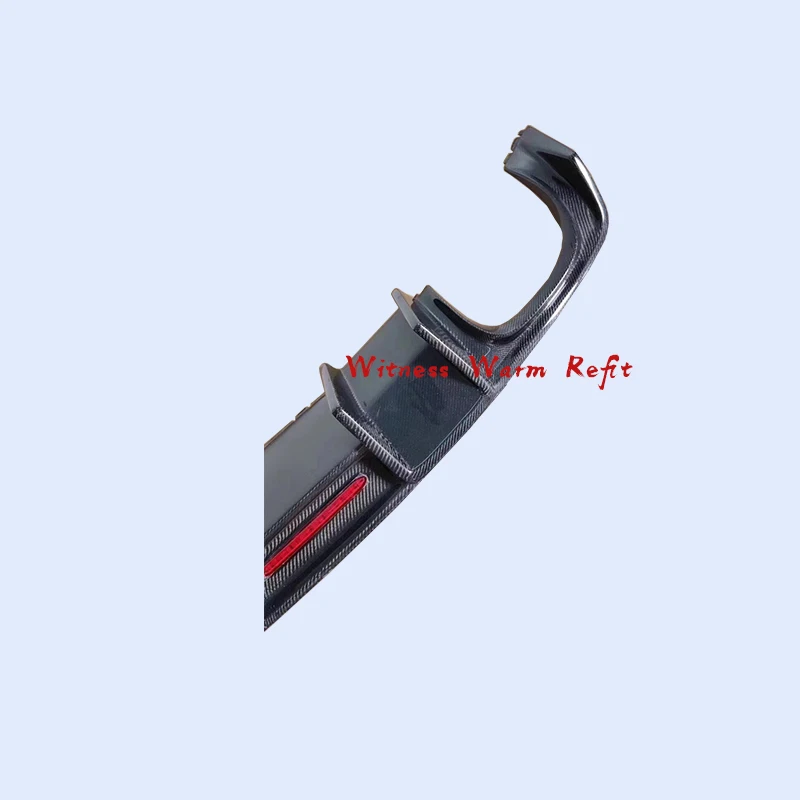 Для A3 S3 Frp из углеродного волокна задний бампер выхлопной диффузор спойлер со