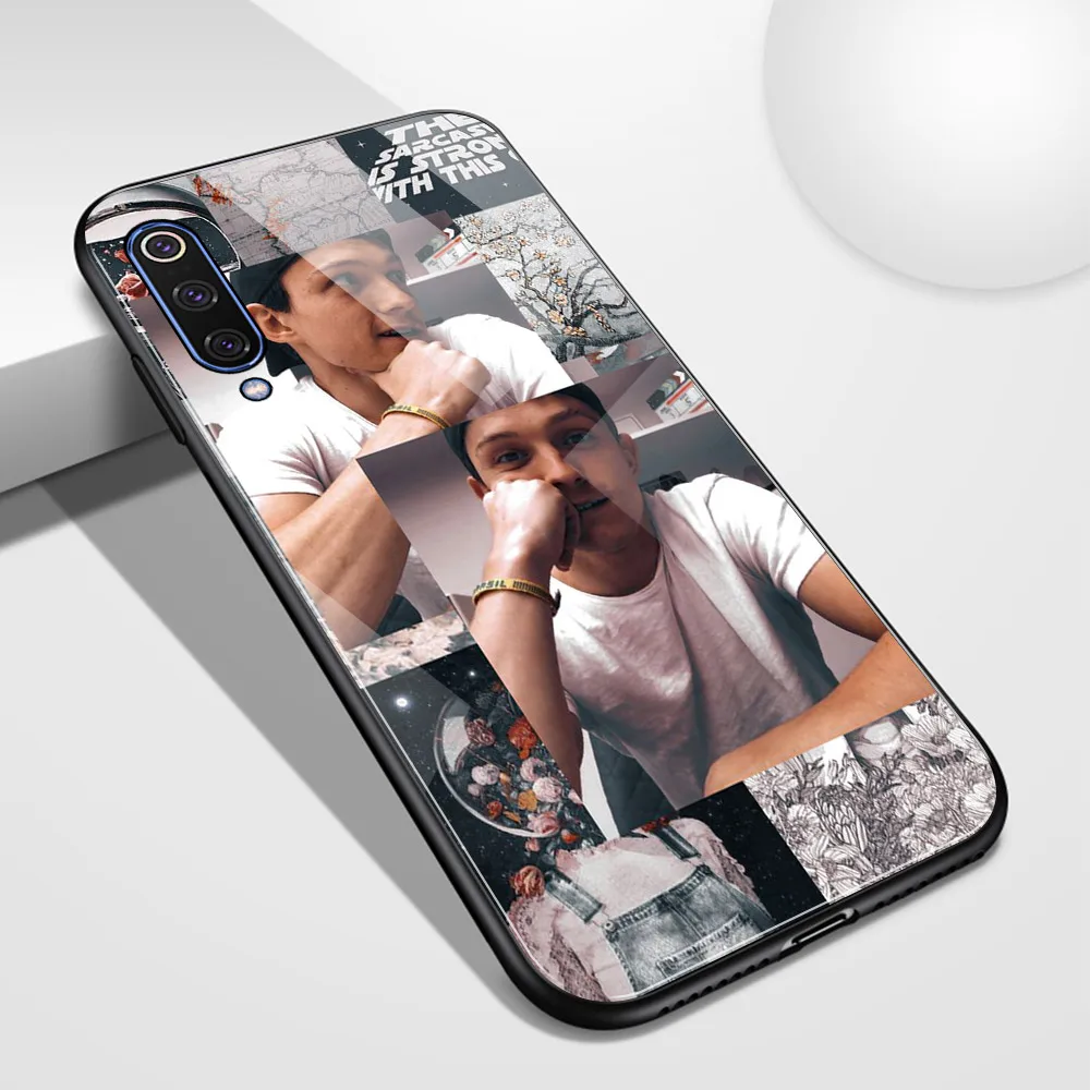 Стеклянный чехол для xiaomi 6 redmi note 7 том Холланд mi 5 6x Redmi Note Mi Max 3 play K20 pro | Мобильные