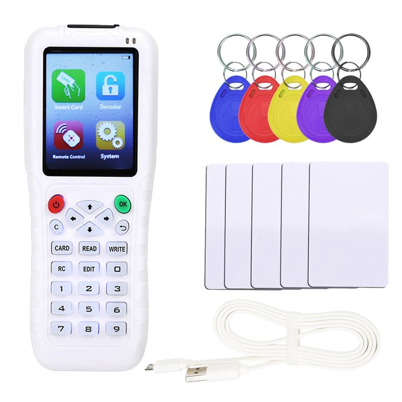 ICopy RFID копировальный аппарат NFC IC ID Дубликатор считыватель писатель с полным декодированием функция смарт-карты ключ 3 5 8 английская версия новейшая