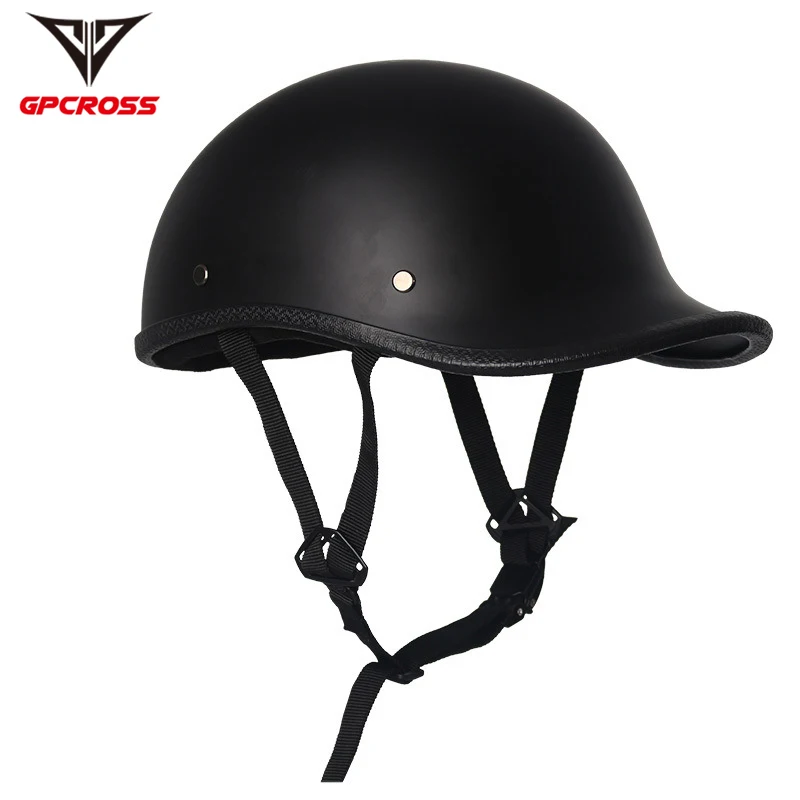 

Мотоциклетный шлем с полулицевым покрытием, велосипедный скутер, мотоциклетный шлем для верховой езды, легкий шлем, стильный ретро винтажный шлем