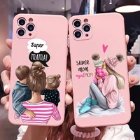 super mom girls boy phone case for iphone 12 pro max 11 pro max 6 6s 8 7 plus xr xs max silicone tpu cover for iphone 13 pro max