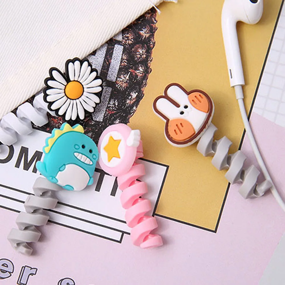 2021 горячая Распродажа милые USB протектор для кабеля передачи данных Зарядное