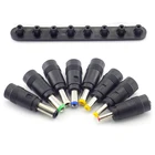 Разъем питания постоянного тока 8 в 1, разъемы адаптера с разъемами 2,1x6,3 мм на 6,0, 5,5, 4,8, 4,0, 3,5, 2,5, 2,1, 1,7, 1,35 штекер, адаптер для наконечников