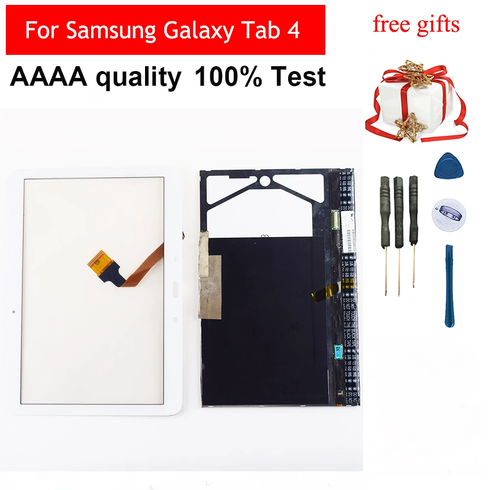 Для Samsung Galaxy Tab 4 10. 0 T530 T531 черный/белый сенсорный экран с дигитайзером + ЖК дисплей