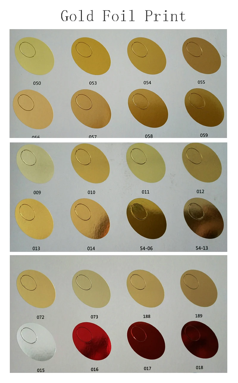 WISHMADE горячее тиснение внутри бумаги Внутренняя Страницы из золотой фольги
