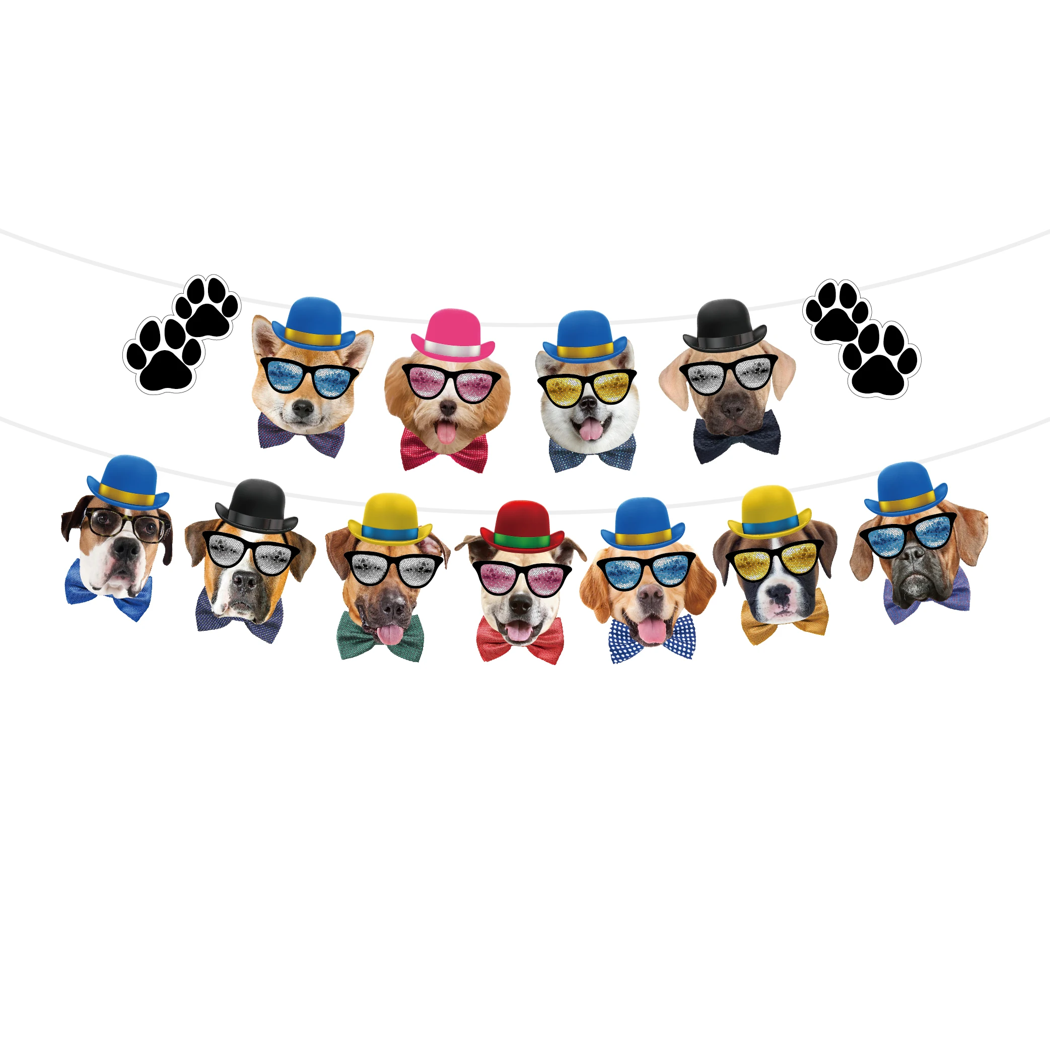 Тематическое украшение для вечевечерние НКИ в виде собаки на день рождения