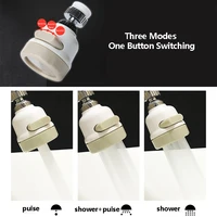 faucet filter water saving 3 modes faucet aerator rotatable flexible high pressure filter sprayer nozzle fitting m22m24