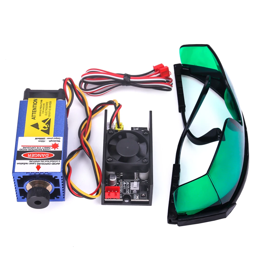 Лазерный модуль CNC 3018 Pro Max Гравировальный фокус длина 3Pin TTL/PWM лазерный гравер 1000