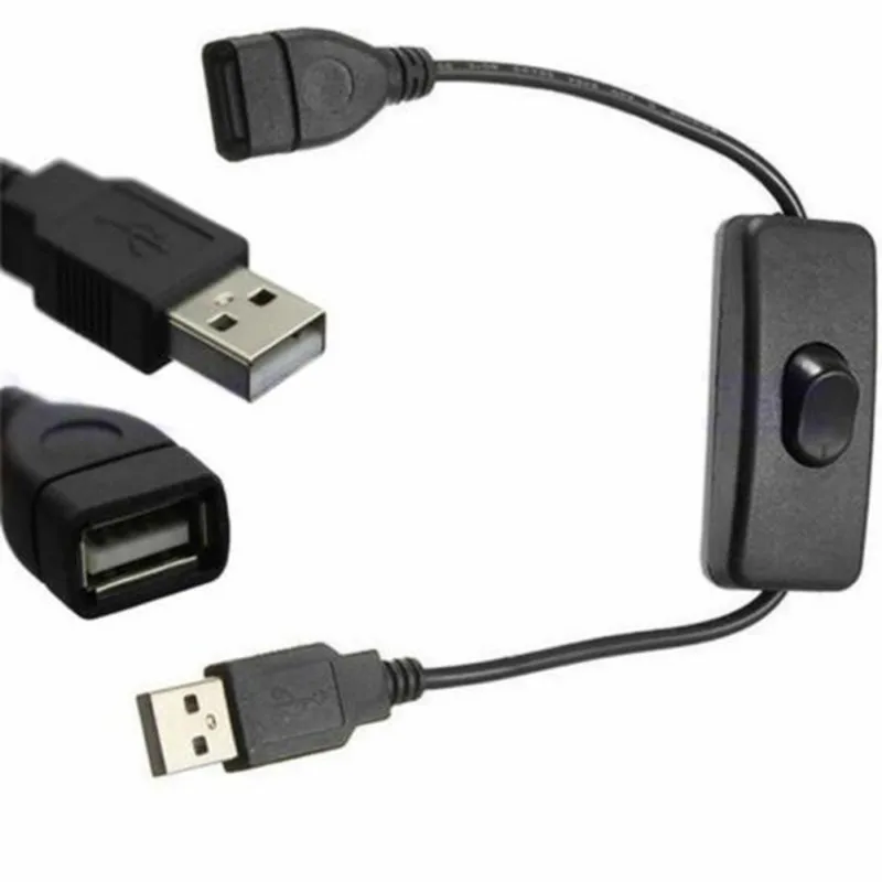 USB кабель удлинитель для передачи данных с переключателем питания