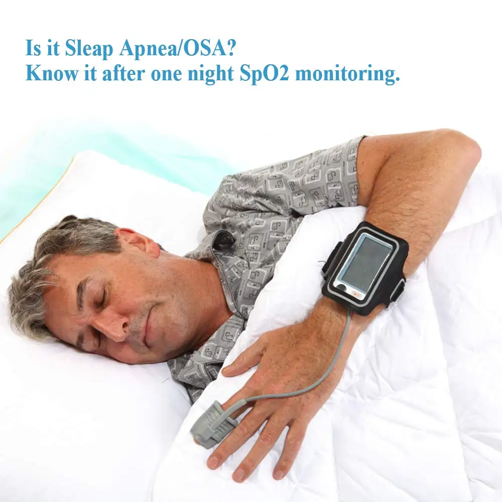 Портативный монитор ЭКГ Checkme Pro для апноэ во время сна Домашнее использование