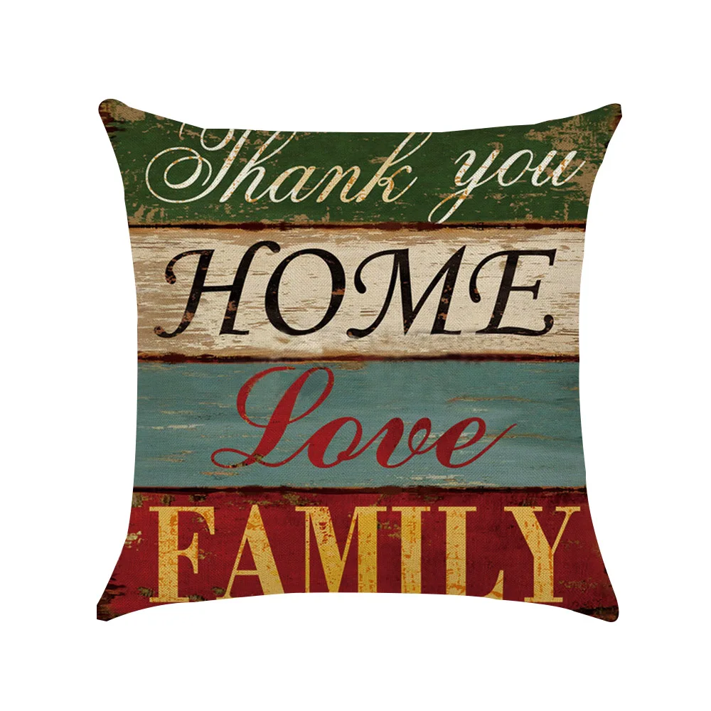 Винтажная средиземноморская ручная роспись букв 45*45 см наволочка для подушки