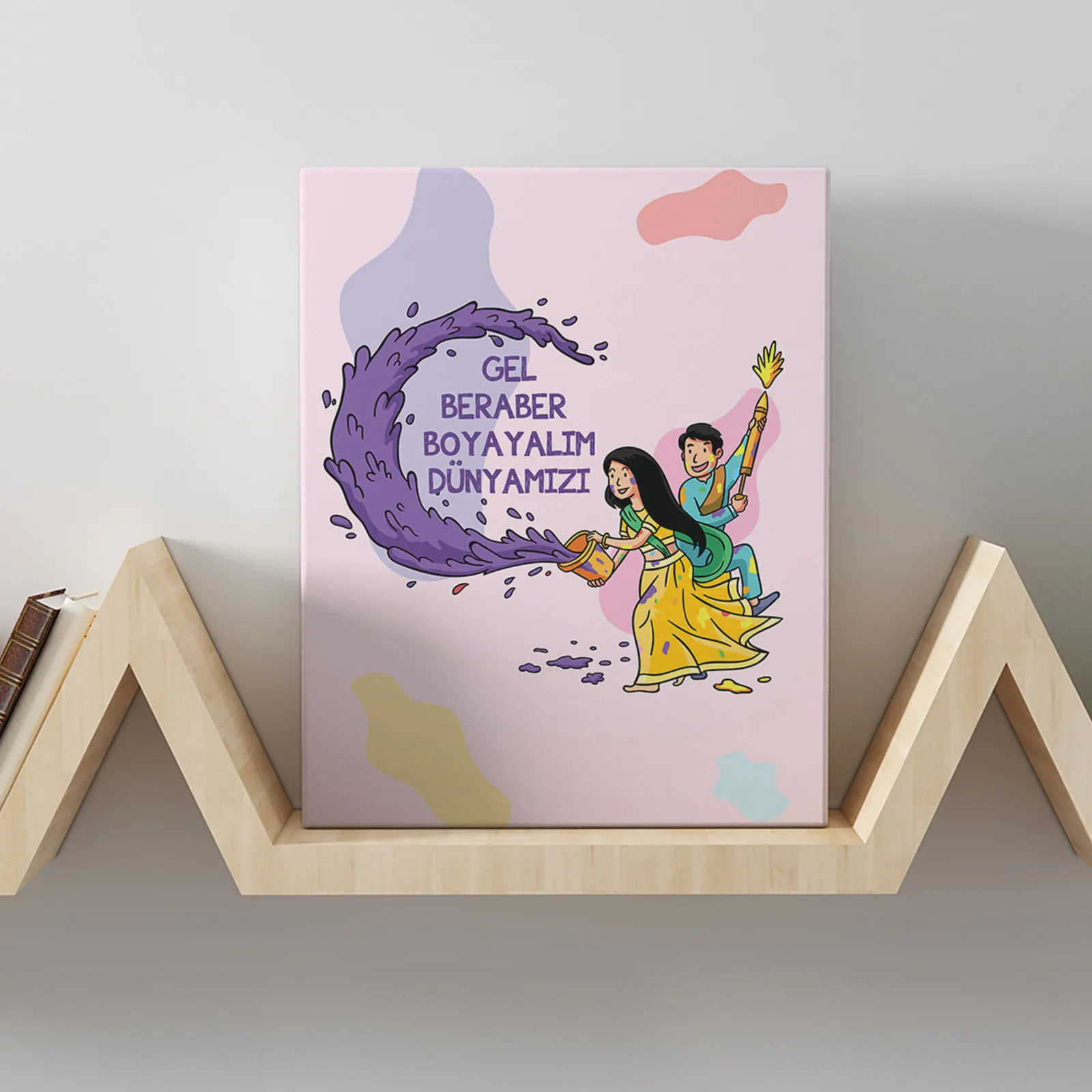 

Romantic Design Mini Canvas Table-No24