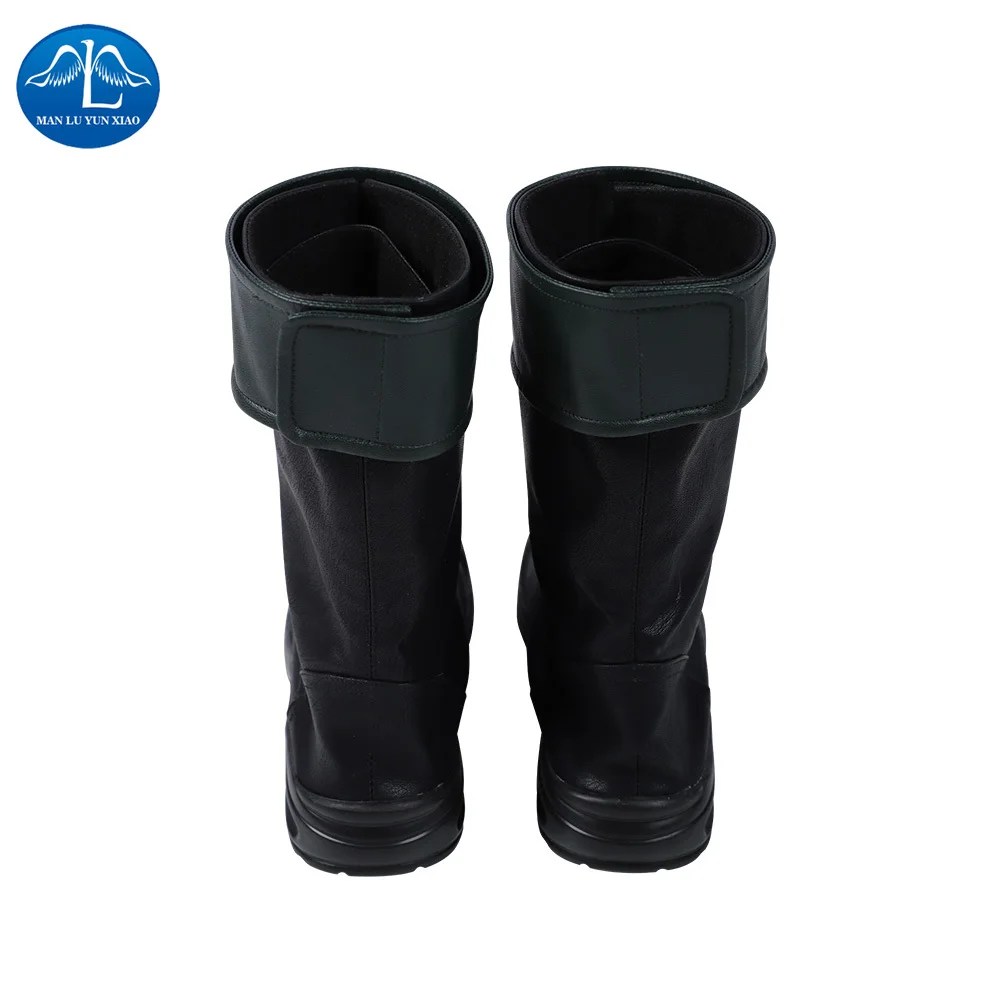 

Manluyunxiao Boots Arrow Cosplay Oliver Queen Halloween Costume for Men DC Arrow Season 8 TV Series Leather Shoes