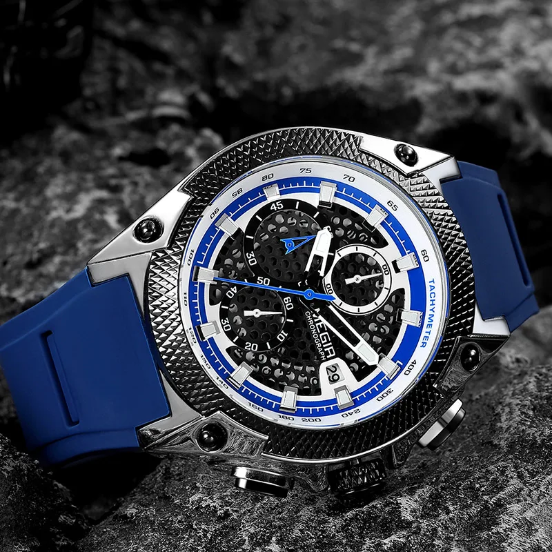 

BAOGELA New Quartz Watches Men Top Brand Luxury Chronograph Watch Man Waterproof Sports Wristwatch Relogio Masculino Clock 2127