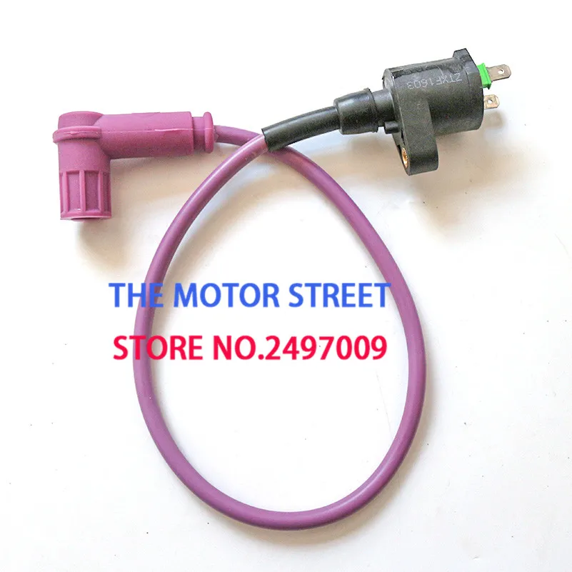 Бесплатная доставка фиолетовая сменная гоночная Катушка зажигания для