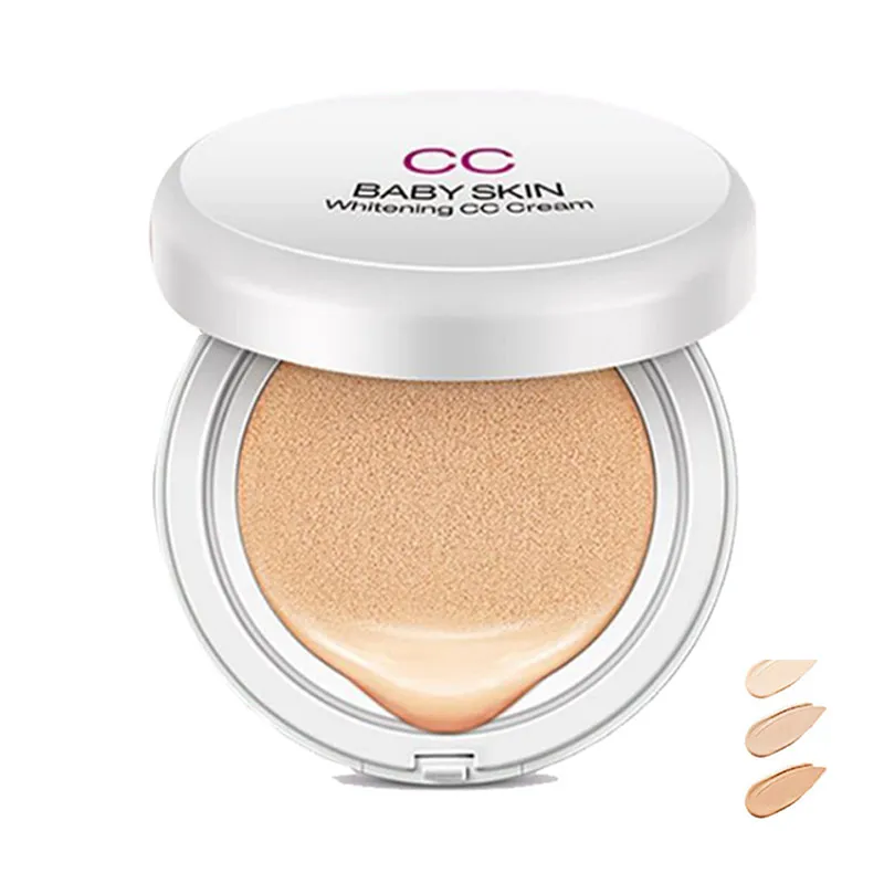 Детская кожа воздушная Подушка BB CC крем-основа для макияжа лица красота Жидкая