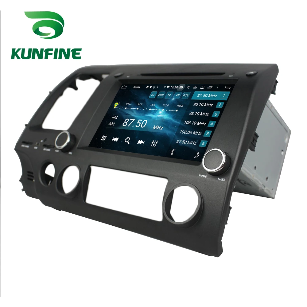 Android 9,0, четыре ядра, 4 Гб ОЗУ, 64 Гб ПЗУ, автомобильный DVD, gps, мультимедийный плеер, автомобильный стерео для HONDA CIVIC, 2006-2011, радио, головное устройство