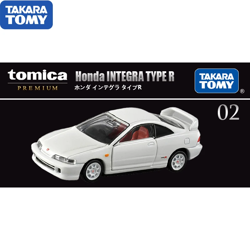 

TAKARA TOMY Japan Black Box Simulation Alloy Car Model Toy Flagship TP02 Honda INTEGRA TYPE Sports Car Kids Christmas Gift Toys