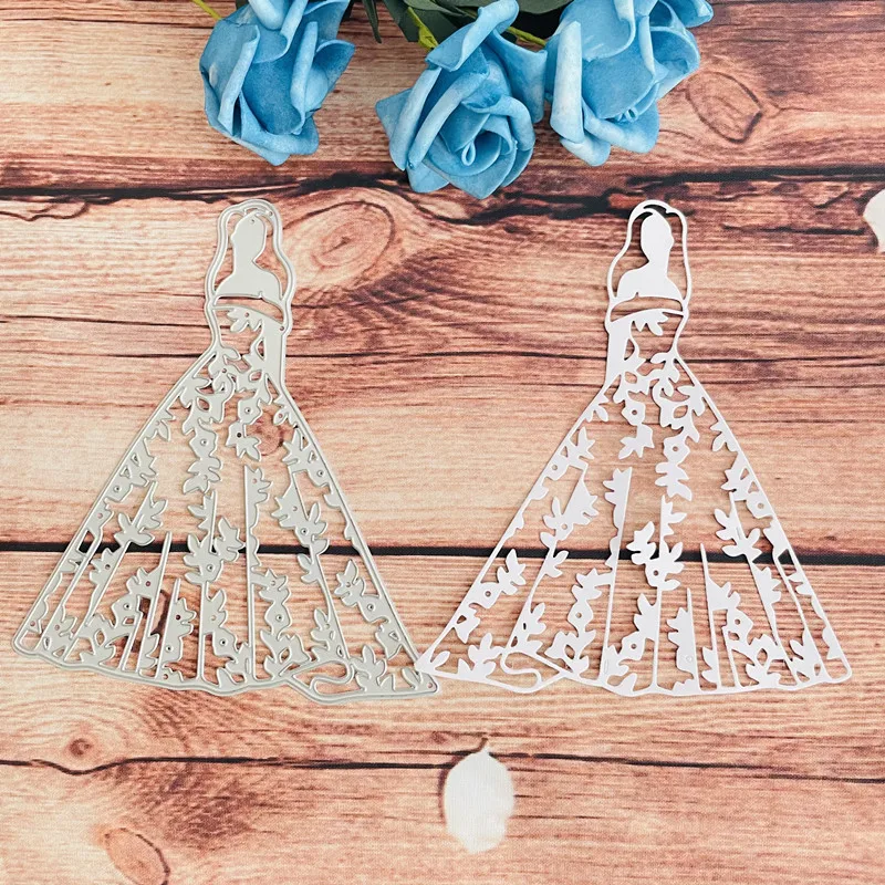 

cute girl bride decoration die Metal Cutting Dies DIY Scrapbook Paper Cards Embossing Craft Die Cut handmade craft scrapbook