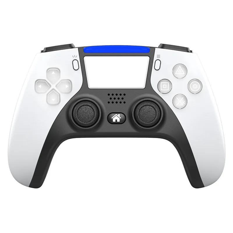 

Bluetooth Wireless Game Controller for PS4 Console Double Vibration Gamepad with Speaker Touch Panel Programmable Button