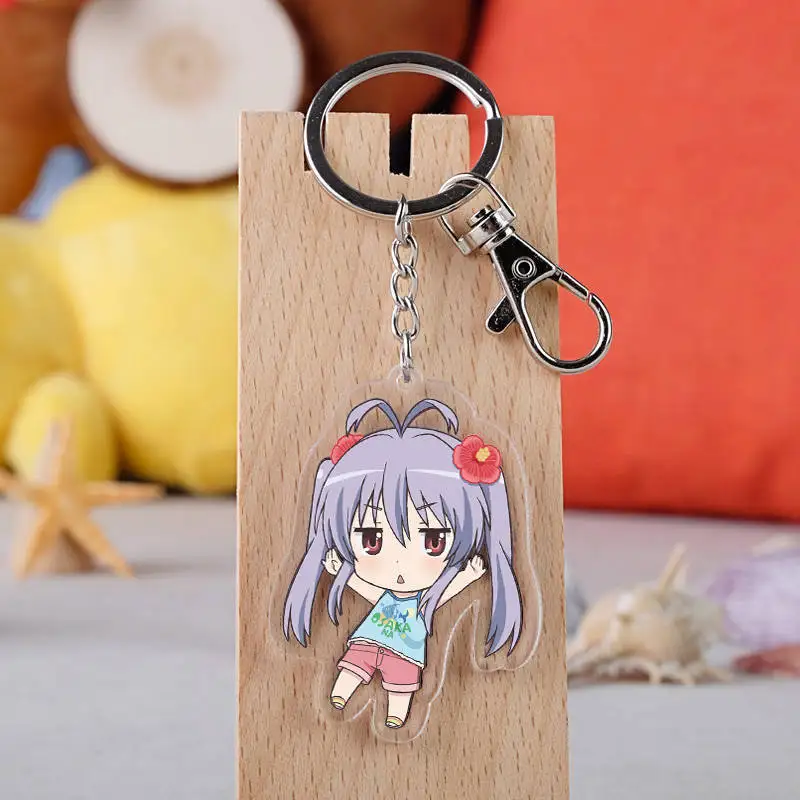 IVYYE Non Biyori модные аниме акриловые брелки для ключей мультяшный брелок Подвеска