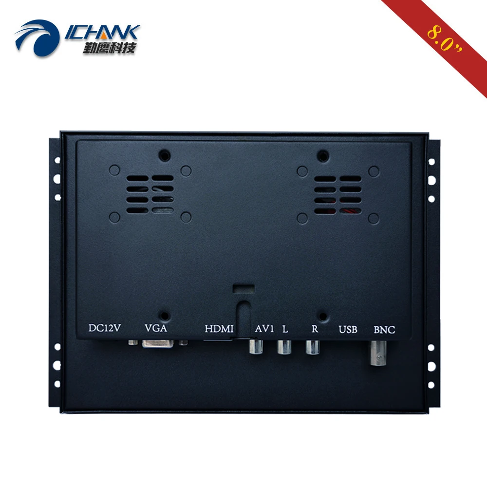 K080TN ABV/8 &quotдюймовый 1024x768 IPS металлический чехол с байонетным коаксиальным