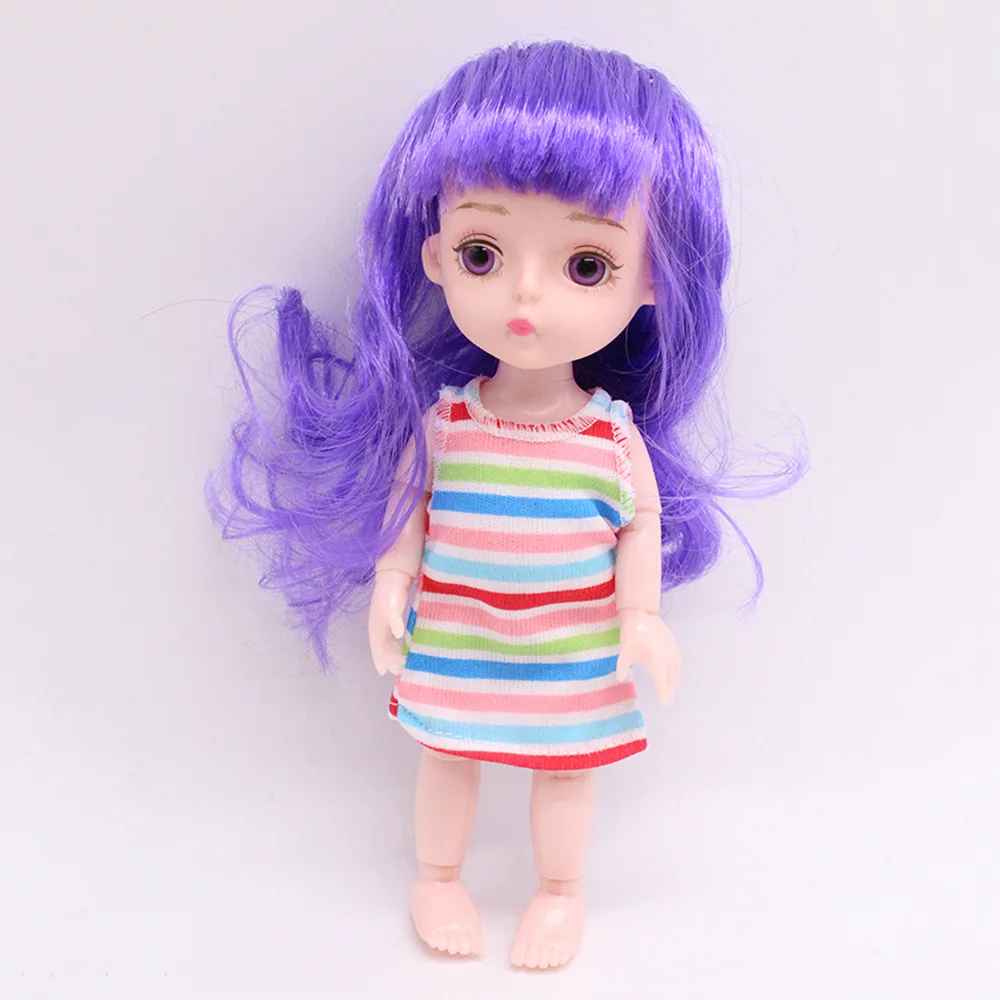 Новые аксессуары для кукольной одежды Одежда для 1/12 16 см BJD куклы игрушки для девочек модное платье куклы аксессуары
