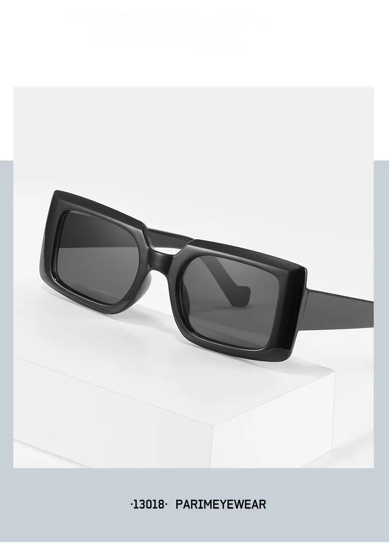 

Vintage Black White Small Square Sunglasses For Women And Men 2021 New Fashion Gradient Goggle Shades Ins Hot Oculos Feminino