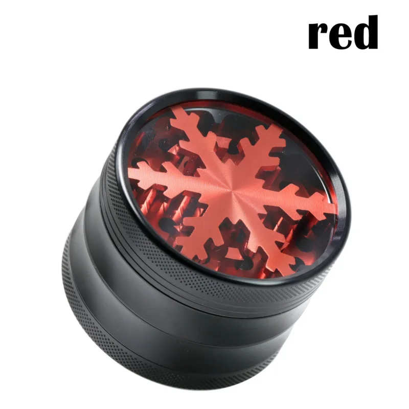 

Factory Direct Sales Of New 63MM 4 Layer Aluminum Alloy Snowflake Smoke Grinder