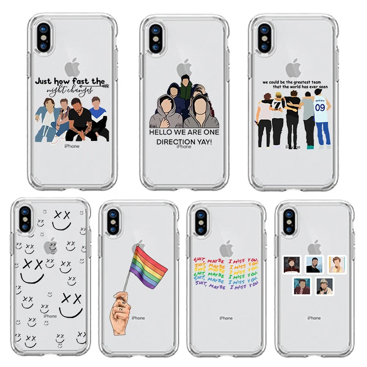 Прозрачный телефонный чехол Louis Tomlinson One Direction для iphone 6/6s 6plus/6splus 7/8 7plus/8Plus X XS XR XSMax
