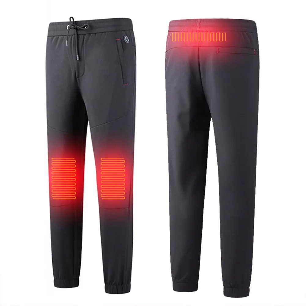 Утолщенные смарт Брюки С Подогревом USB теплые зимние штаны уличные походные