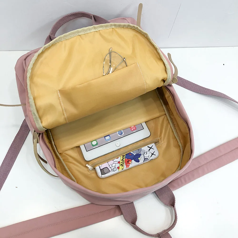 Подростковый холщовый рюкзак Модный женский Школьный повседневный для девушек