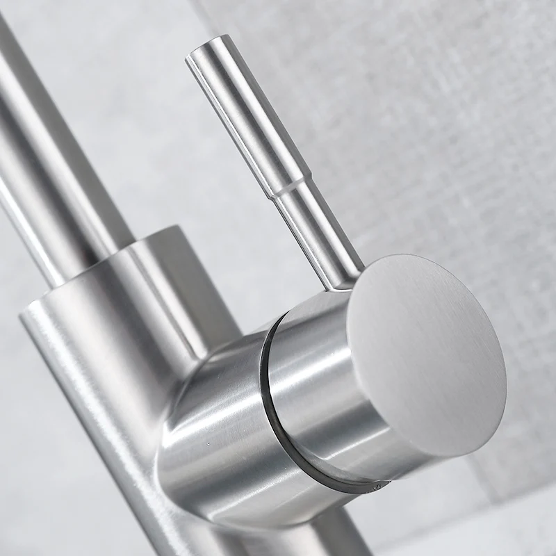 Fapully Stainless Steel Touch Control Kitchen Faucets Nickel Smart Sensor Kitchen Mixer Touch Faucet for Kitchen Sink Taps 1128